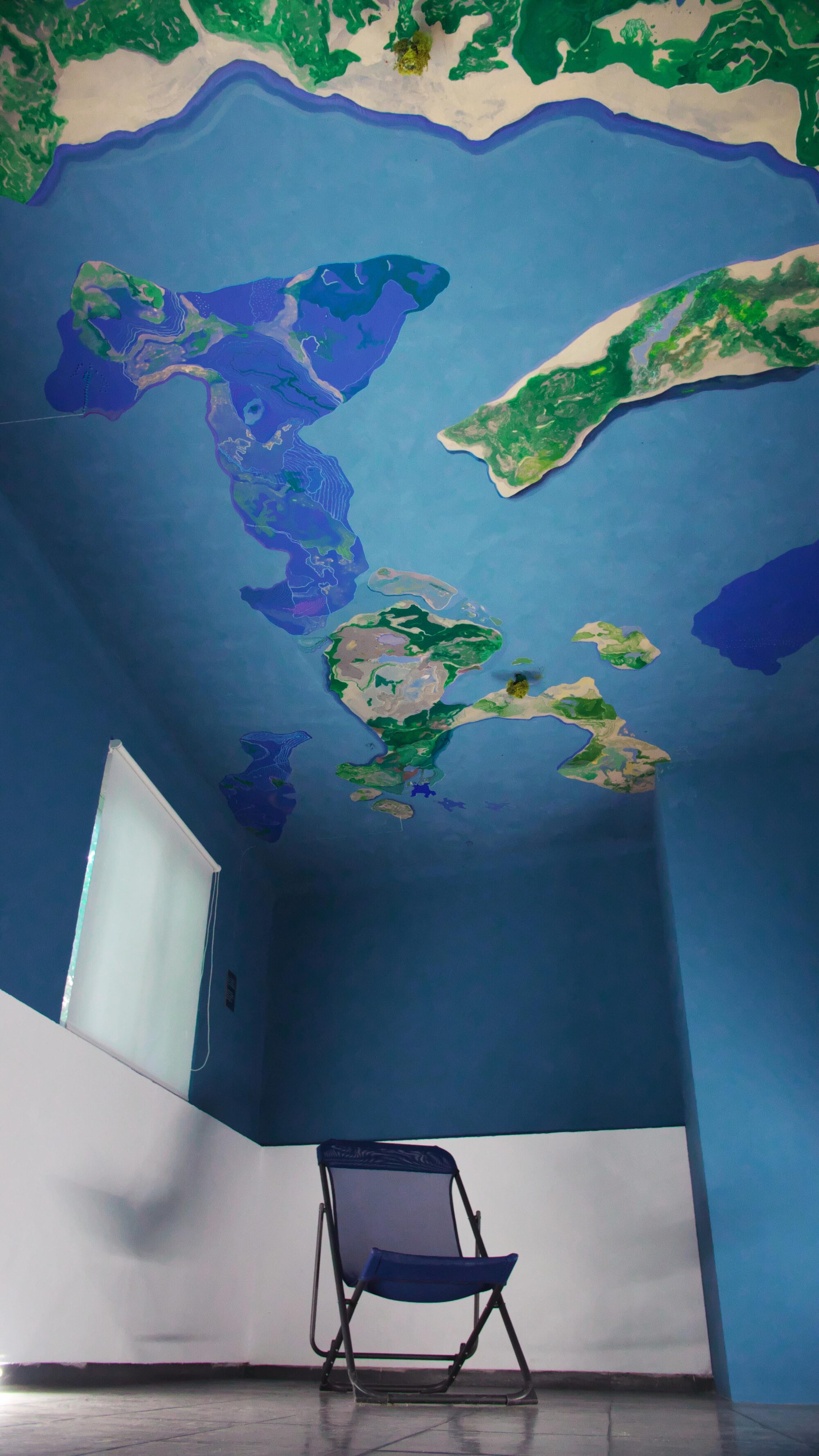 The room of special history.Ceiling
